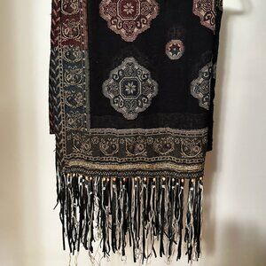 Freepeople beaded fringe scarf